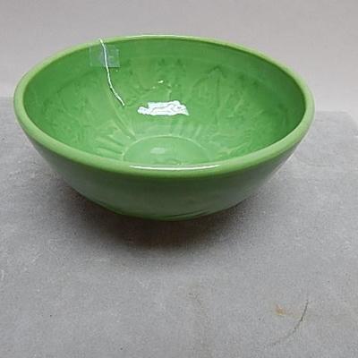 Chinese Ming Dynasty Celedon Bowl, crack