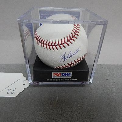 Certified Signed Yogi Berra Baseball