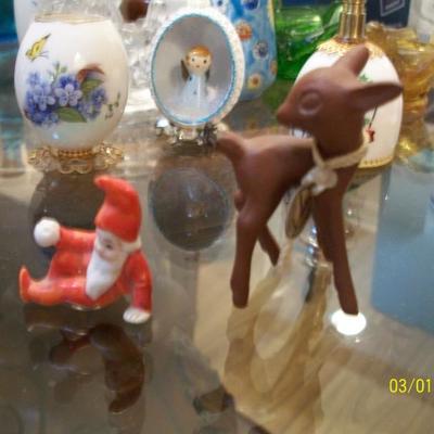 Small Santa figurine, Small Hummelwerk Walt Disney (WPD Ffm) Bambi Figurine