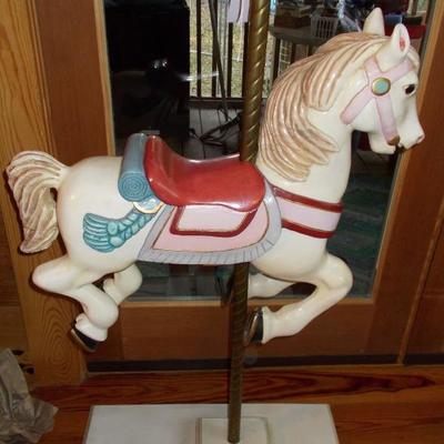 Wooden carousel horse $250