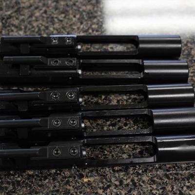 5 Complete 5.56/223 Full Auto Bolt Carrier Groups