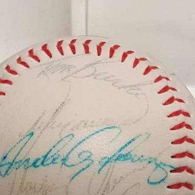 Hank Bauer Autographed Official League Baseball Ka ...