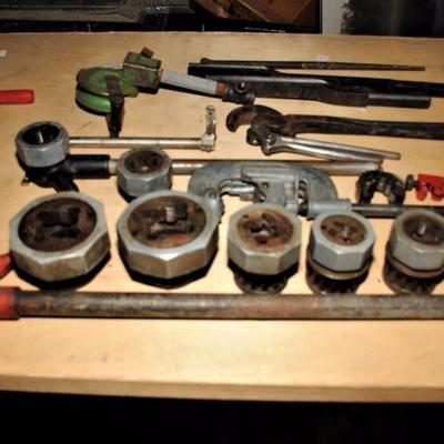 PIPE CUTTERS AND PIPE DIES 