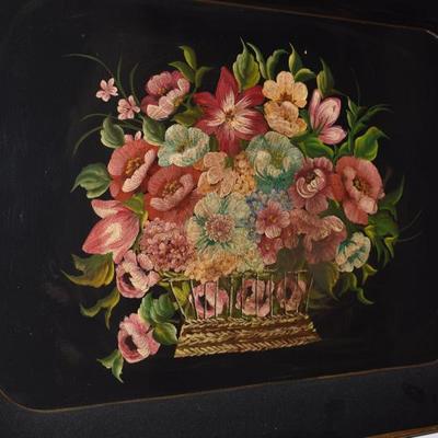 Painted Metal Tray