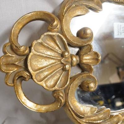Set of 2 Beautiful Golden Mirrors- Great Condition ..