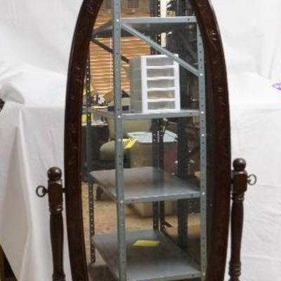 Beautiful Dark Wooden Mirror- Great Condition!