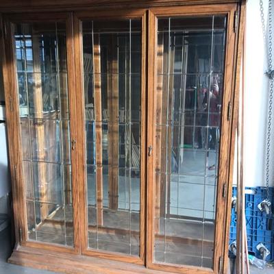 Massive display case ! Client paid $3,000 we are selling for $300 you must move and transfer yourself ! We will not have help to load !...