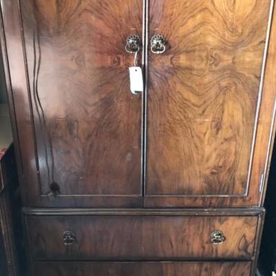Old armoire - true older solid piece ! $60 