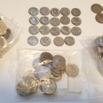 HCC043 Indian Head Penny, Roosevelt Dimes, Nickels & More
