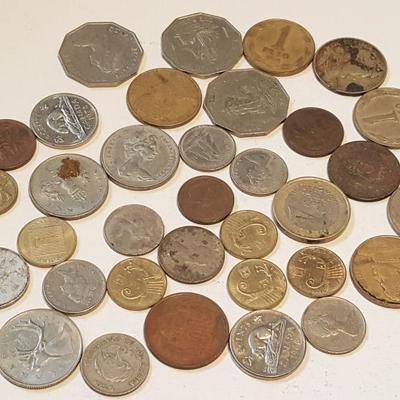 HCC046 Thirty-seven Coins - Chile, Canada, Israel, China & More

