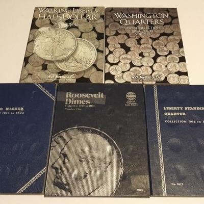 HCC014 US Cent Books - Roosevelt Dimes & More
