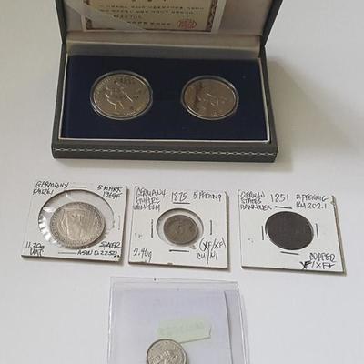 HCC034 1988 Seoul Olympic Coin Set, Germany, Lithuania Coins
