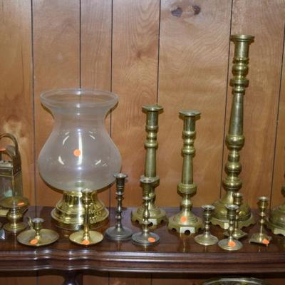 brass candlesticks 