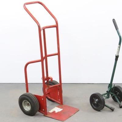 Group Of 2 Propane Cylinder Carts	