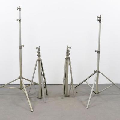Group Of 4 Heavy Duty Photography Studio Light Stands	