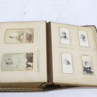 Antique Photo Album With Photos	