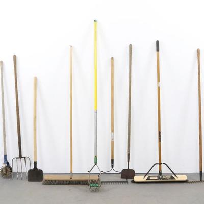 Group Of 9 Yard Tools	