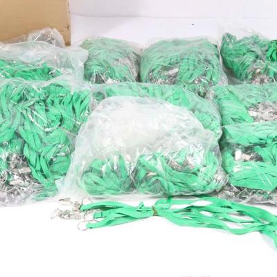 Lot Of Green Lanyards	