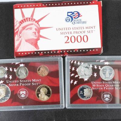 United States Mint Silver Proof Set From 2000	