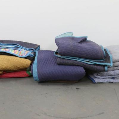 Group Of 10 Moving Blankets	