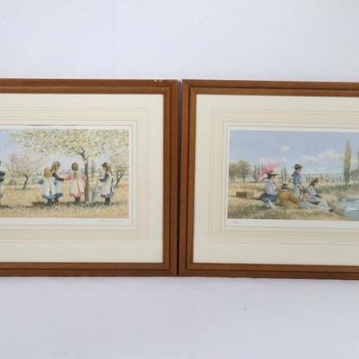 Pair Of James Tytler Lithographs Artist Signed And Numbered In Pencil	