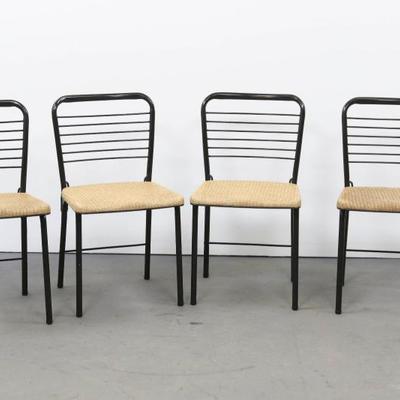 Group Of 4 Hamilton Cosco Mid Century Folding Chairs