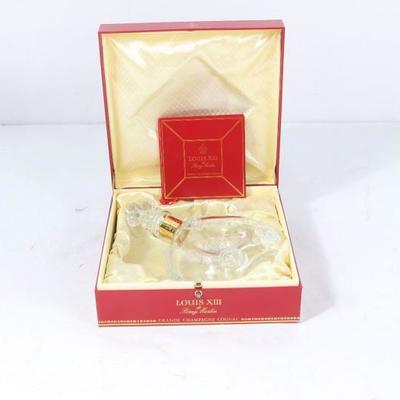 Louis XIII Grande Champagne Cognac Baccarat Crystal Liquor Carrafe Gift Set.