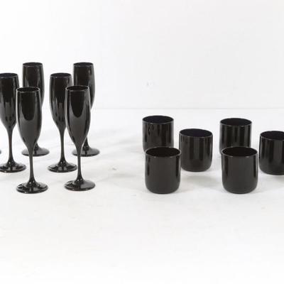 Black Glassware