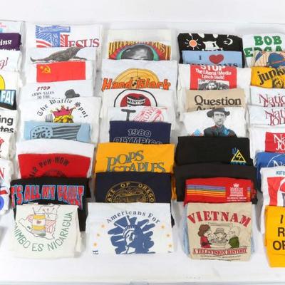 Lot Of 50 Vintage T-Shirts 