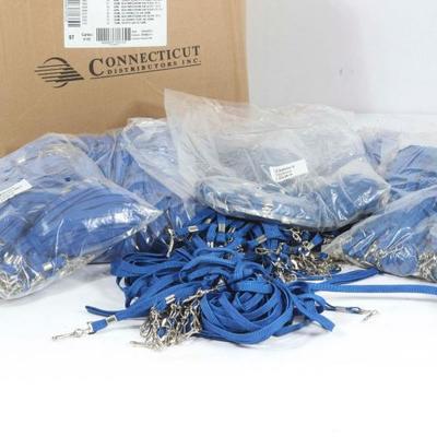 Lot Of Blue Lanyards	