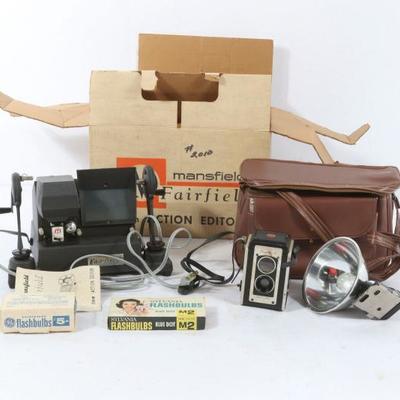 Vintage Camera And Accessory Group	