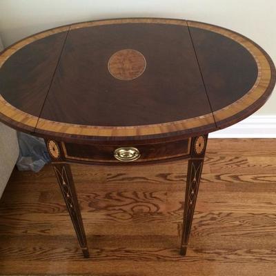 Stickley Butler Table with inlaid wood $150