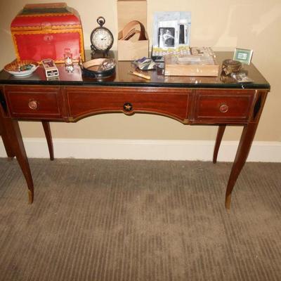 mid-century makeup desk