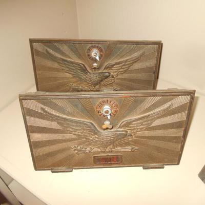 Vintage safety deposit  box fronts