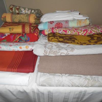 Loads of table cloths 