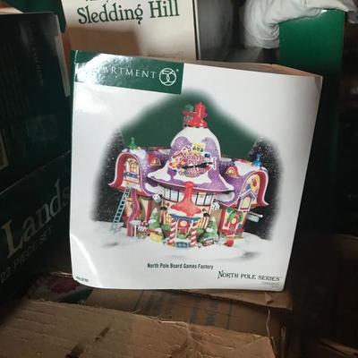 Department 56 Christmas Village - North Pole Series.  Almost 200 pieces!