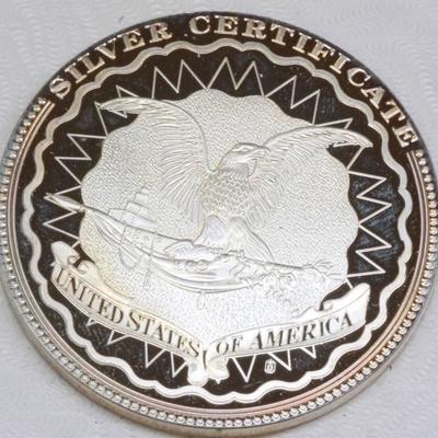 1896 SILVER CERTIFICATE COIN