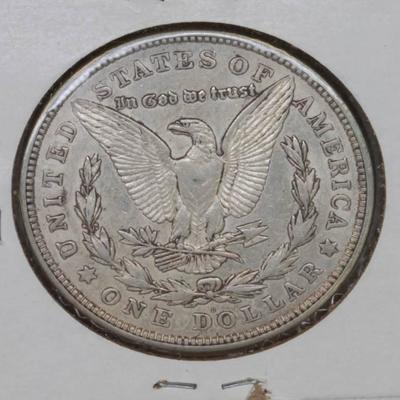 1921 D Morgan Silver Dollar AU