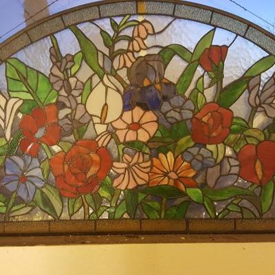 Large stained glass window-5 ft across