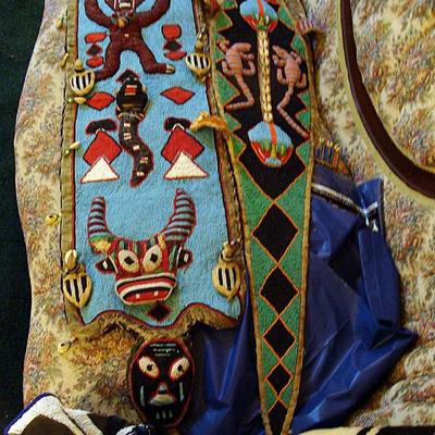 African beaded wall hangings