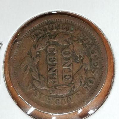 1852 Matron Head Large Cent