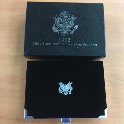 1992 U.S. Mint Premier Silver Proof Set