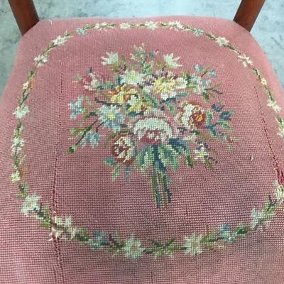 Embroidered chair