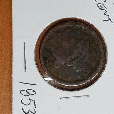 1853 Matron Head Large Cent