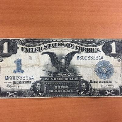 1899 Black Eagle Silver Certificate