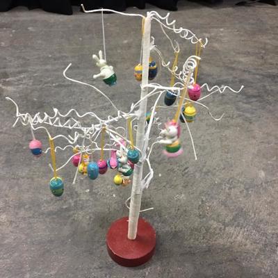 Easter tree with ornaments