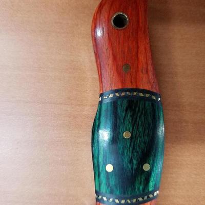 9" Damascus full tang hunting knife