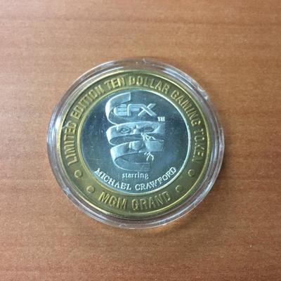 MGM .999 Silver Gaming token
