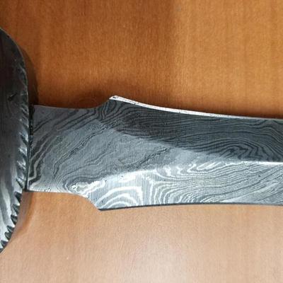 13" Damascus Dagger with bone handle