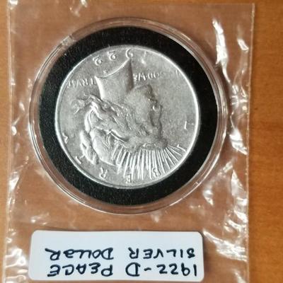 1922-D Peace Silver Dollar